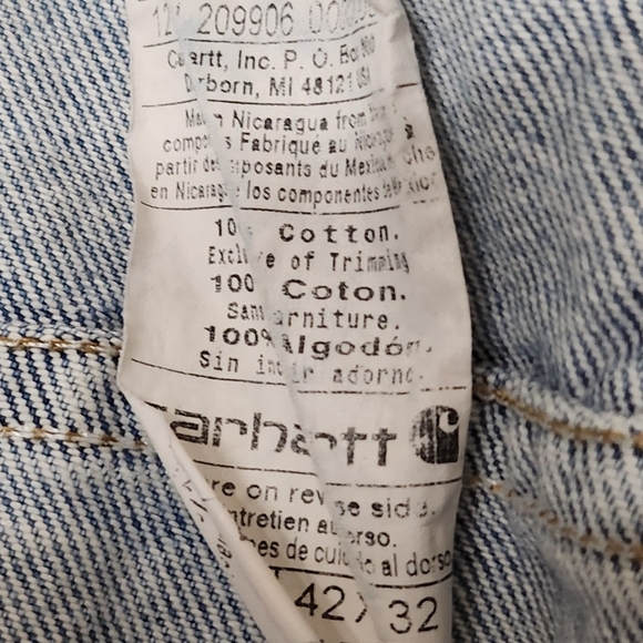 Carhartt Relaxed fit jeans. 42x32 - Picture 3 of 3